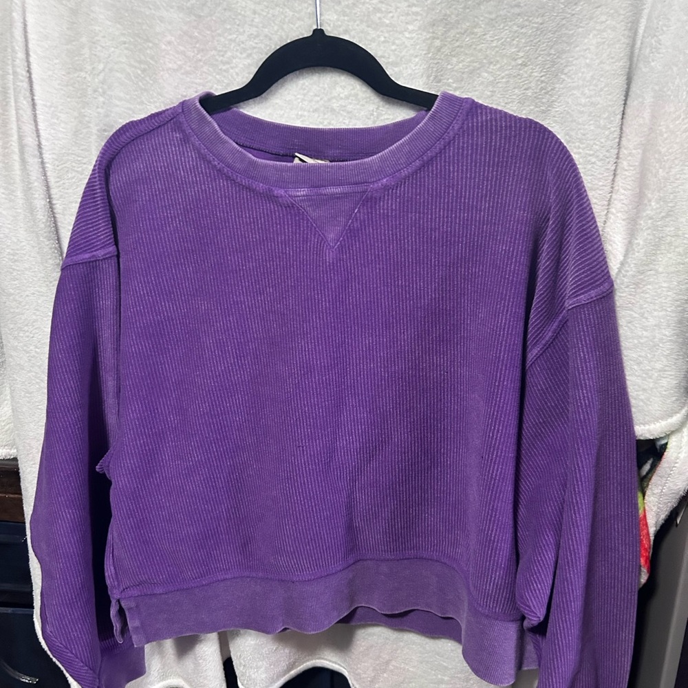 Purple pullover